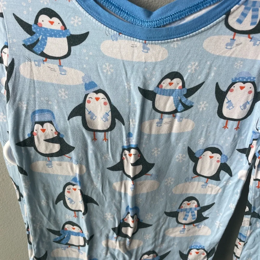 Little Sleepies Penguins Bamboo Two Piece Pajama Set